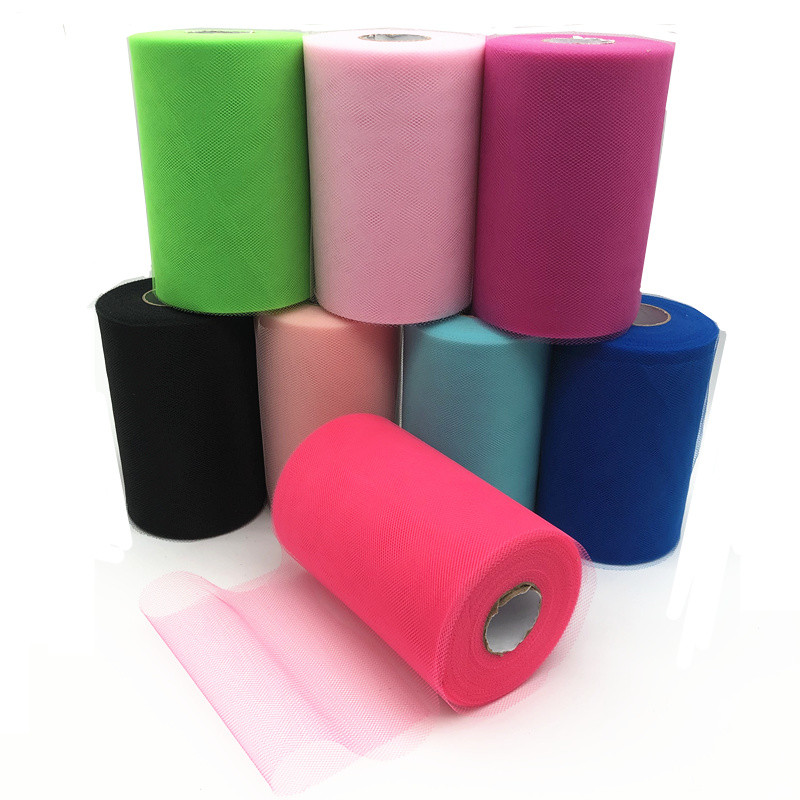 100 jardi 15 cm organza tüll rullpooli kangas lint DIY tutu seelik kingitus käsitöö Baby Shower pulmapeo kaunistus Kuldne hõbe