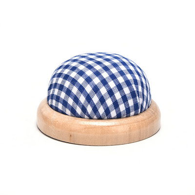 1 tk pallikujuline DIY käsitöönõela padjahoidja puidust põhjaga õmblusnõela padjaga Kodu õmblustööriistad tarvik