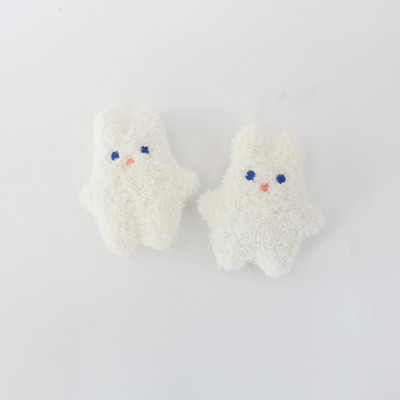 6 tk Cartoon plüüskaru riidest kleebised nukk pross riidest kleebised armsad ühes tükis küülikukoti tarvikud peakatted sokid müts