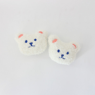 6 tk Cartoon plüüskaru riidest kleebised nukk pross riidest kleebised armsad ühes tükis küülikukoti tarvikud peakatted sokid müts