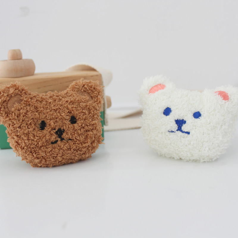 6 tk Cartoon plüüskaru riidest kleebised nukk pross riidest kleebised armsad ühes tükis küülikukoti tarvikud peakatted sokid müts