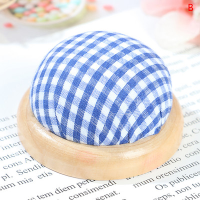 1kom kuglasti DIY držač jastuka s iglama za rukotvorine s drvenim dnom Jastučić za kućne alate za šivanje