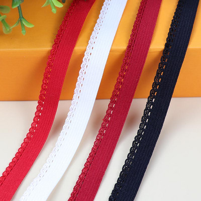 10mm Stretchy Lace Trim Elastic Band For Underwear Bra Garment Sewing  Accessiories DIY Handmade Craft Fabric