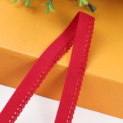 10 mm elastīga mežģīņu apdares lente apakšveļai Krūšturis apģērba šūšanas piederumi DIY roku darbs amatniecības audums