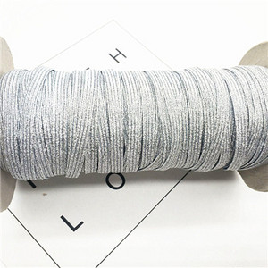 2/5 jardai / aikštelė 6 mm elastinė juostelė auksinė viela Blizganti elastinga elastinė juosta, skirta apdailai siuvimo audiniams, „pasidaryk pats“ drabužių siuvimo priedai