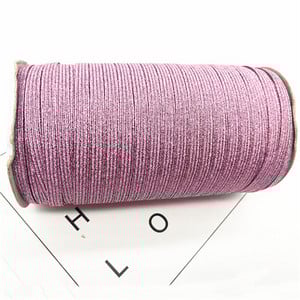 2/5 jardai / aikštelė 6 mm elastinė juostelė auksinė viela Blizganti elastinga elastinė juosta, skirta apdailai siuvimo audiniams, „pasidaryk pats“ drabužių siuvimo priedai