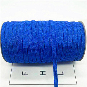 2/5 jardai / aikštelė 6 mm elastinė juostelė auksinė viela Blizganti elastinga elastinė juosta, skirta apdailai siuvimo audiniams, „pasidaryk pats“ drabužių siuvimo priedai