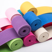 2M 20/25/30/40/50mm guminė juosta sulankstoma per elastinė juosta apatiniams kelnėms Liemenėlė Guminiai drabužiai Reguliuojama minkšta juosmens juosta, elastinė