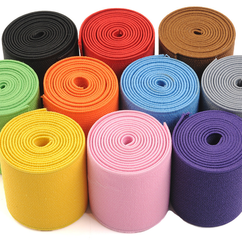 2M 20/25/30/40/50mm guminė juosta sulankstoma per elastinė juosta apatiniams kelnėms Liemenėlė Guminiai drabužiai Reguliuojama minkšta juosmens juosta, elastinė