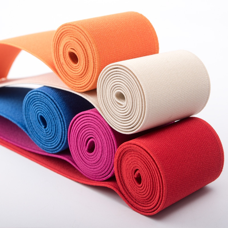 2M 20/25/30/40/50mm guminė juosta sulankstoma per elastinė juosta apatiniams kelnėms Liemenėlė Guminiai drabužiai Reguliuojama minkšta juosmens juosta, elastinė