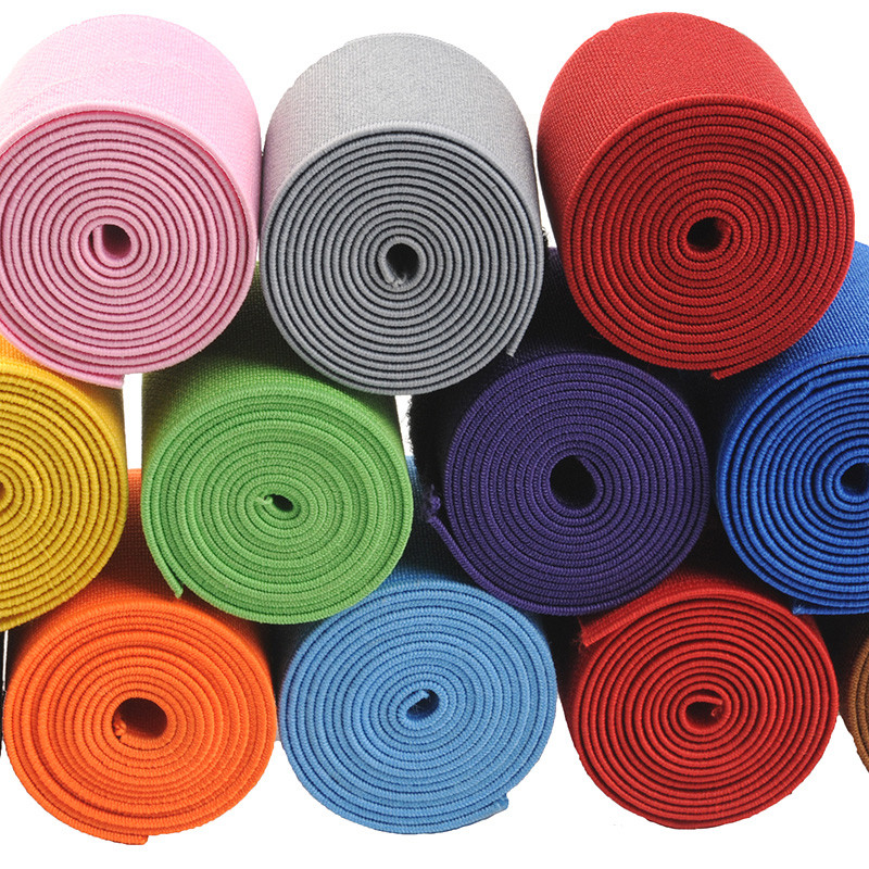 2M 20/25/30/40/50mm guminė juosta sulankstoma per elastinė juosta apatiniams kelnėms Liemenėlė Guminiai drabužiai Reguliuojama minkšta juosmens juosta, elastinė