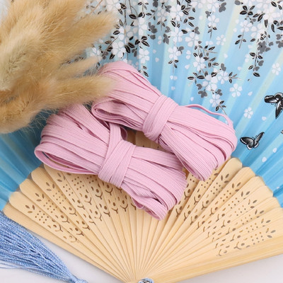 5 jardų 3/6/9 mm kaukė elastinga guminė juosta Fiat spalvinga labai elastinga virvė spandekso juostelė drabužiams juosmens juosta Tampri plaukų virvė