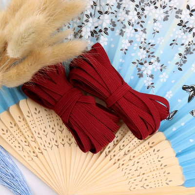 5 jardų 3/6/9 mm kaukė elastinga guminė juosta Fiat spalvinga labai elastinga virvė spandekso juostelė drabužiams juosmens juosta Tampri plaukų virvė