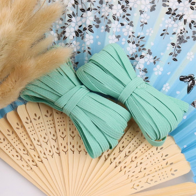 5 jardų 3/6/9 mm kaukė elastinga guminė juosta Fiat spalvinga labai elastinga virvė spandekso juostelė drabužiams juosmens juosta Tampri plaukų virvė