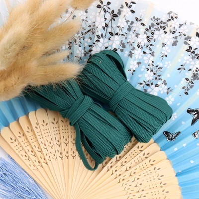 5 jardų 3/6/9 mm kaukė elastinga guminė juosta Fiat spalvinga labai elastinga virvė spandekso juostelė drabužiams juosmens juosta Tampri plaukų virvė