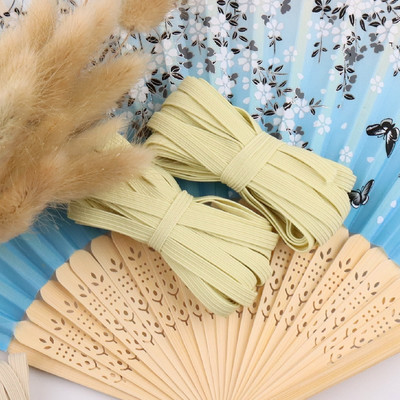 5 jardų 3/6/9 mm kaukė elastinga guminė juosta Fiat spalvinga labai elastinga virvė spandekso juostelė drabužiams juosmens juosta Tampri plaukų virvė