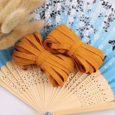 5 jardų 3/6/9 mm kaukė elastinga guminė juosta Fiat spalvinga labai elastinga virvė spandekso juostelė drabužiams juosmens juosta Tampri plaukų virvė