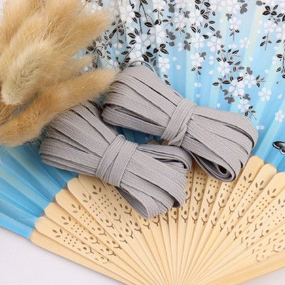 5 jardų 3/6/9 mm kaukė elastinga guminė juosta Fiat spalvinga labai elastinga virvė spandekso juostelė drabužiams juosmens juosta Tampri plaukų virvė