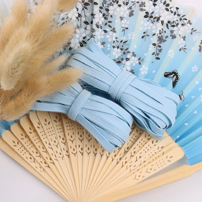 5 jardų 3/6/9 mm kaukė elastinga guminė juosta Fiat spalvinga labai elastinga virvė spandekso juostelė drabužiams juosmens juosta Tampri plaukų virvė