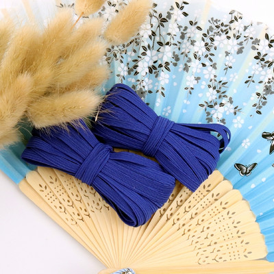 5 jardų 3/6/9 mm kaukė elastinga guminė juosta Fiat spalvinga labai elastinga virvė spandekso juostelė drabužiams juosmens juosta Tampri plaukų virvė