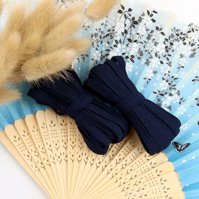 5 jardų 3/6/9 mm kaukė elastinga guminė juosta Fiat spalvinga labai elastinga virvė spandekso juostelė drabužiams juosmens juosta Tampri plaukų virvė