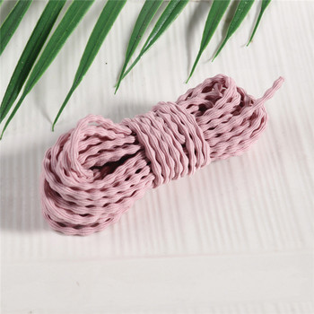 3 мм цветен корейски еластичен шнур с вълнообразен модел Качествена найлонова еластична лента Гумена лента за Направи си сам бижута Шивашки аксесоари 5 метра