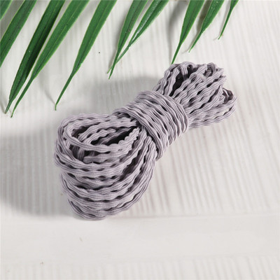 3 mm värviline Korea elastne nöör lainelise mustriga kvaliteet nailonist elastne riba kummipael DIY ehete õmblustarvikute jaoks 5 meetrit
