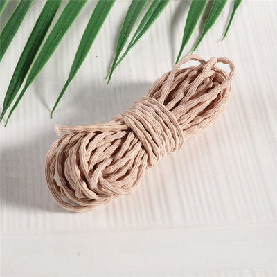 3 mm värviline Korea elastne nöör lainelise mustriga kvaliteet nailonist elastne riba kummipael DIY ehete õmblustarvikute jaoks 5 meetrit
