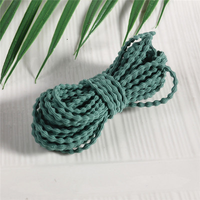 3 mm värviline Korea elastne nöör lainelise mustriga kvaliteet nailonist elastne riba kummipael DIY ehete õmblustarvikute jaoks 5 meetrit