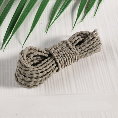 3 mm värviline Korea elastne nöör lainelise mustriga kvaliteet nailonist elastne riba kummipael DIY ehete õmblustarvikute jaoks 5 meetrit