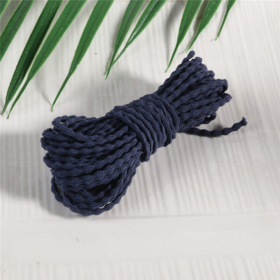 3 mm värviline Korea elastne nöör lainelise mustriga kvaliteet nailonist elastne riba kummipael DIY ehete õmblustarvikute jaoks 5 meetrit