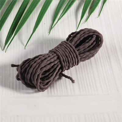 3 mm värviline Korea elastne nöör lainelise mustriga kvaliteet nailonist elastne riba kummipael DIY ehete õmblustarvikute jaoks 5 meetrit