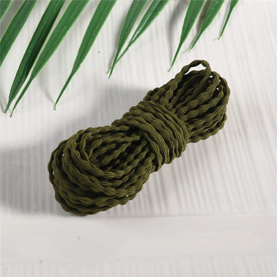 3 mm värviline Korea elastne nöör lainelise mustriga kvaliteet nailonist elastne riba kummipael DIY ehete õmblustarvikute jaoks 5 meetrit