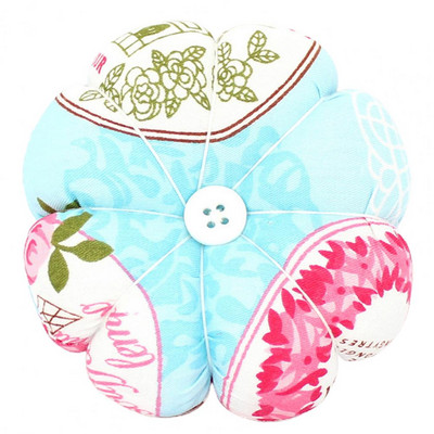 În formă de floare, ac pernă curea pentru încheietura mâinii, mini pânză pentru încheietura mâinii, suport pentru ac, suport pentru ac, organizator de ac pentru tricotat instrumente de cusut