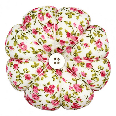 În formă de floare, ac pernă curea pentru încheietura mâinii, mini pânză pentru încheietura mâinii, suport pentru ac, suport pentru ac, organizator de ac pentru tricotat instrumente de cusut