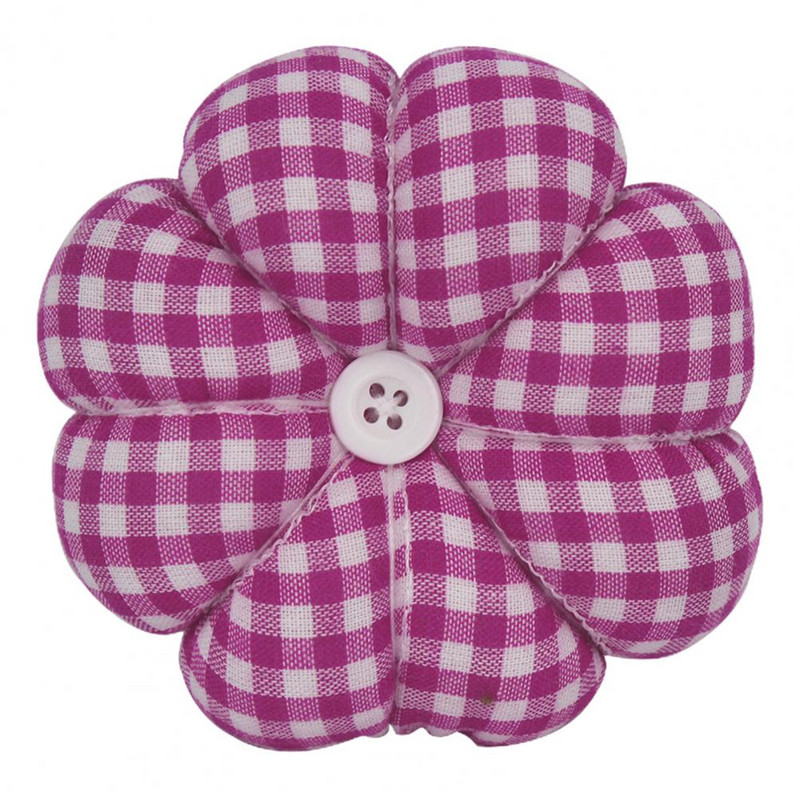 În formă de floare, ac pernă curea pentru încheietura mâinii, mini pânză pentru încheietura mâinii, suport pentru ac, suport pentru ac, organizator de ac pentru tricotat instrumente de cusut