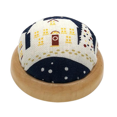 Bumbac pânză ace pernă bază din lemn design pernuță accesorii de cusut