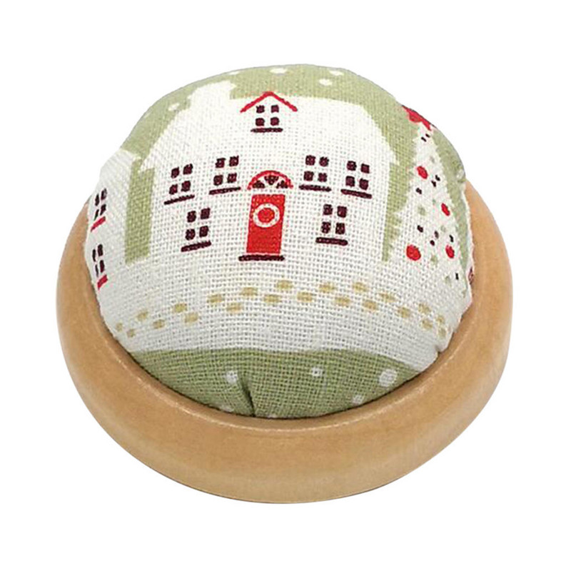 Bumbac pânză ace pernă bază din lemn design pernuță accesorii de cusut