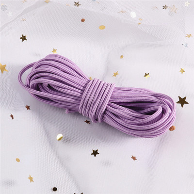 5 μέτρα 2mm φιλικό προς το περιβάλλον Στρογγυλό ελαστικό κορδόνι ελαστικό ελαστικό κορδόνι με σχοινί Κοσμήματα βραχιόλια Making Garment Tag DIY Craft