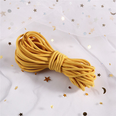 5 μέτρα 2mm φιλικό προς το περιβάλλον Στρογγυλό ελαστικό κορδόνι ελαστικό ελαστικό κορδόνι με σχοινί Κοσμήματα βραχιόλια Making Garment Tag DIY Craft