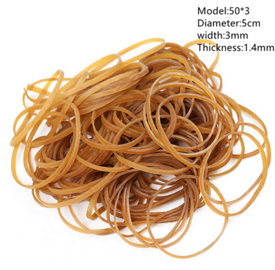 100 vnt. Įvairių dydžių elastinės guminės juostos, lipnios medžiagos Tvirtinimo juostos elastinės juostos Biuro mokiniams Mokyklinės kanceliarinės prekės