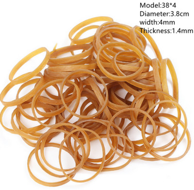 100 vnt. Įvairių dydžių elastinės guminės juostos, lipnios medžiagos Tvirtinimo juostos elastinės juostos Biuro mokiniams Mokyklinės kanceliarinės prekės