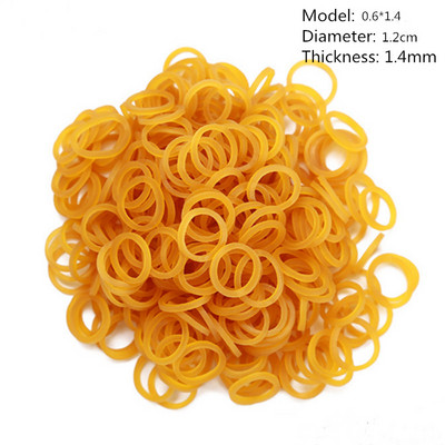 100 vnt. Įvairių dydžių elastinės guminės juostos, lipnios medžiagos Tvirtinimo juostos elastinės juostos Biuro mokiniams Mokyklinės kanceliarinės prekės