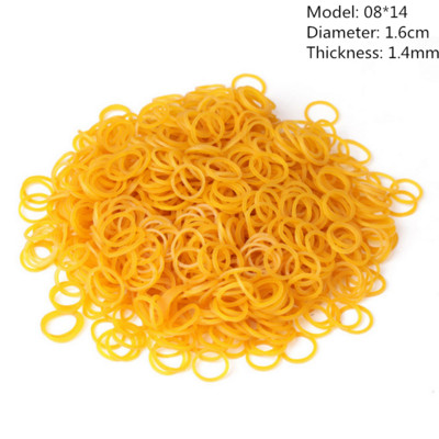 100 vnt. Įvairių dydžių elastinės guminės juostos, lipnios medžiagos Tvirtinimo juostos elastinės juostos Biuro mokiniams Mokyklinės kanceliarinės prekės