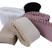 58 χιλιοστά πολύχρωμη πλισέ δαντέλα ελαστική ταινία φανέλα μέσης ψηλή ελαστική λαστιχένια κορδέλα DIY Χειροποίητο ράψιμο αξεσουάρ ενδυμάτων 1 αυλή