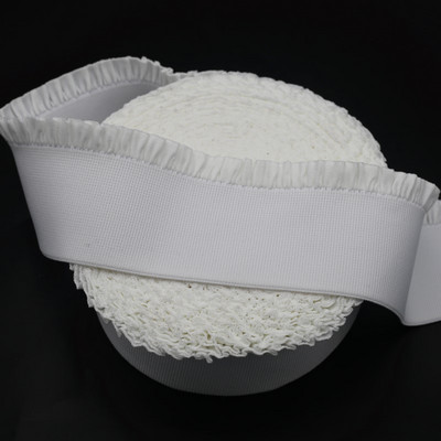 58 χιλιοστά πολύχρωμη πλισέ δαντέλα ελαστική ταινία φανέλα μέσης ψηλή ελαστική λαστιχένια κορδέλα DIY Χειροποίητο ράψιμο αξεσουάρ ενδυμάτων 1 αυλή