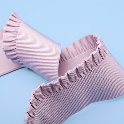 58 χιλιοστά πολύχρωμη πλισέ δαντέλα ελαστική ταινία φανέλα μέσης ψηλή ελαστική λαστιχένια κορδέλα DIY Χειροποίητο ράψιμο αξεσουάρ ενδυμάτων 1 αυλή