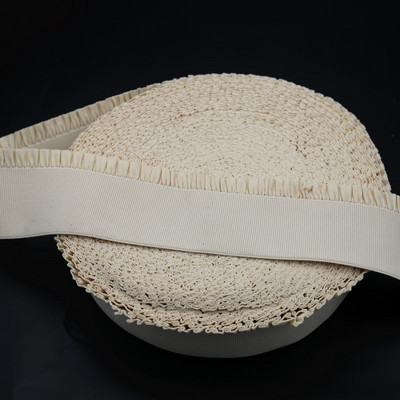 58 χιλιοστά πολύχρωμη πλισέ δαντέλα ελαστική ταινία φανέλα μέσης ψηλή ελαστική λαστιχένια κορδέλα DIY Χειροποίητο ράψιμο αξεσουάρ ενδυμάτων 1 αυλή