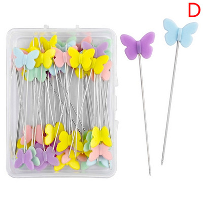 50/100 tk/karbi kudumisnõelad Tikand Lapitehnika Tööriistad Fikseeritud nööpnõel Nuppnööpnõel õmblemiseks ja isetegemiseks tihvtid