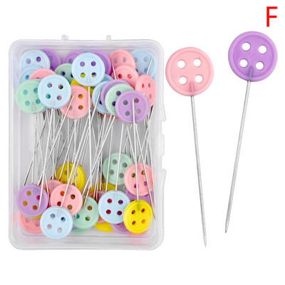 50/100 tk/karbi kudumisnõelad Tikand Lapitehnika Tööriistad Fikseeritud nööpnõel Nuppnööpnõel õmblemiseks ja isetegemiseks tihvtid